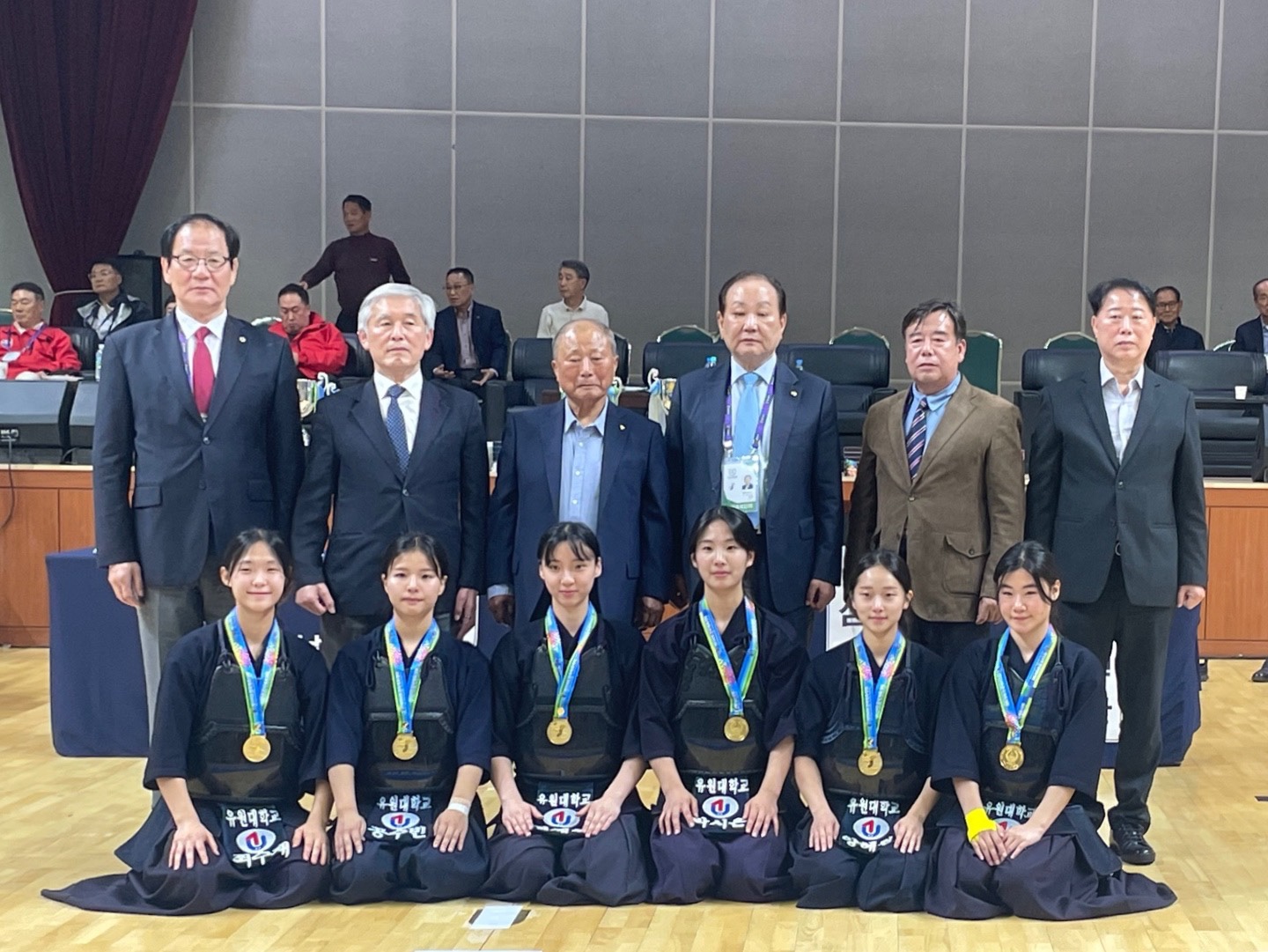 유원대 검도부 제104회 전국체육대회 여자일반부 금메달!