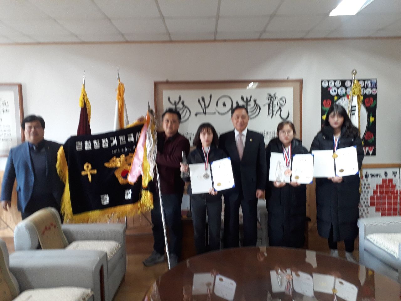 경찰청장기  전국사격대회 여자대학부우승