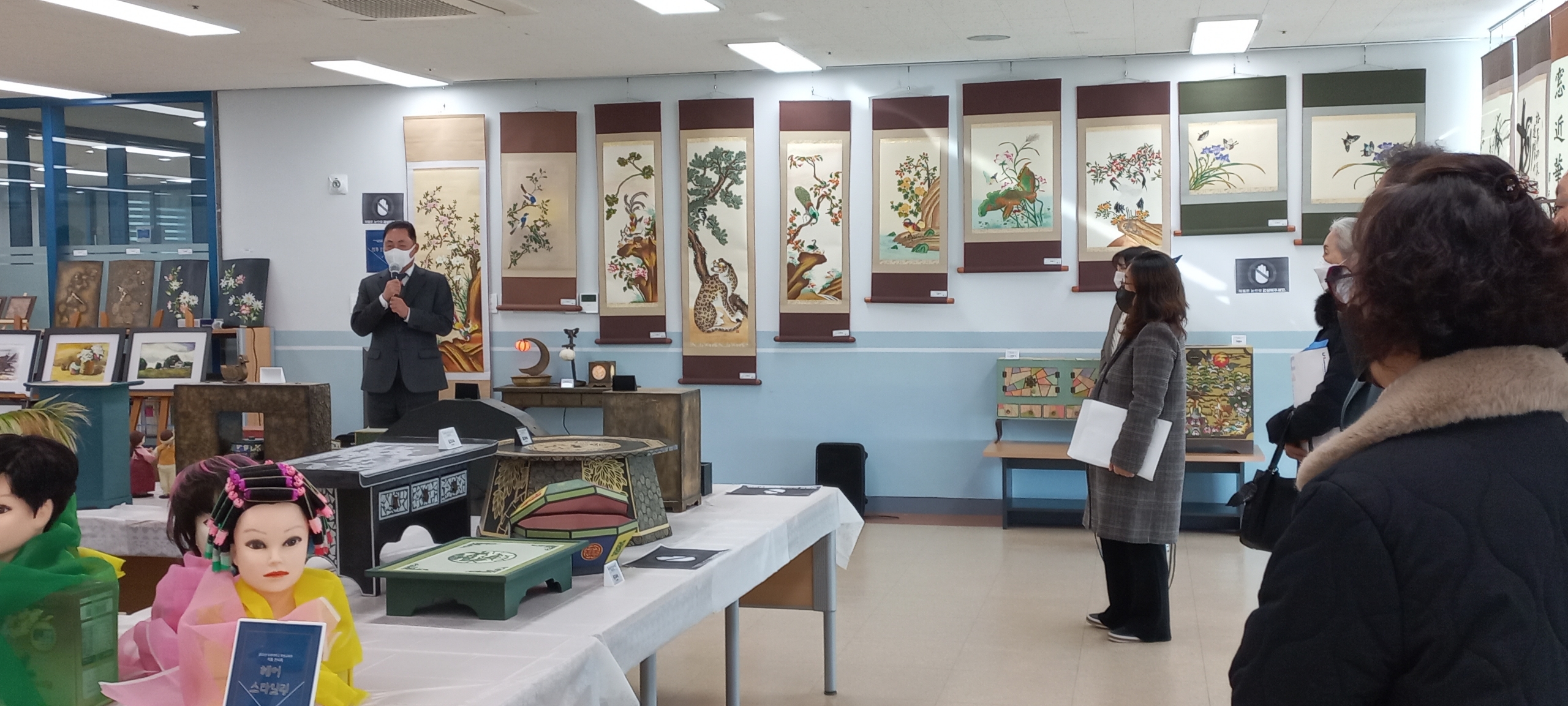 유원대 아산캠퍼스 평생교육원 작품 전시회